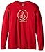 Volcom Men's Stone Logo Branded Long Sleeve T-Shirt