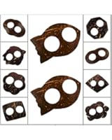 Sarong Tie Sets, Coconut Shell. One Free Tie! (we choose) Average Length 2.6"