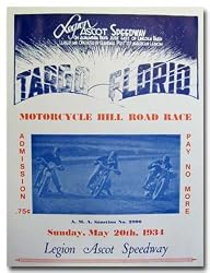 1934 Legion Ascot Speedway Poster Print