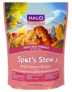 Halo, Purely for Pets Spot's Stew Adult Dog Wholesome Salmon, 28-Pound