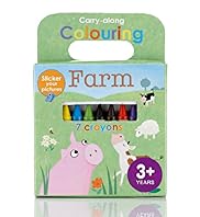 Carry Along Colouring Farm Book Crayons Set