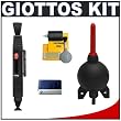 Giottos Rocket-Air Blower Professional AA1920 + Lenspen Lens Pen Cleaning System + Accessory Kit for Canon, Nikon, Olympus, Pentax and Sony Digital SLR Cameras