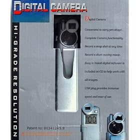 Digital Camera Pen Shaped Includes Cd Digital Software USB Plug