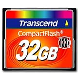 Transcend 32 GB 133x CompactFlash Memory Card TS32GCF133