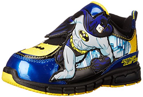 DC Comics Batman 911 lighted athletic sneaker (Toddler/Little Kid), Blue, 10 M US Toddler
