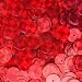 10mm Flat Round SEQUIN PAILLETTES ~ RED PRISM MULTI Reflective METALLIC ~ Loose sequins for embroide