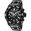 Invicta Men's 0076 Pro Diver Collection Chronograph Black Ion-Plated Stainless Steel Watch from Invicta