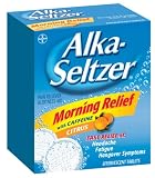 Alka-Seltzer Morning Relief Pain Reliever, Alertness Aid with Caffeine, Citrus Effervescent Tablets, 24 ea
