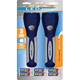Rayovac BRSGEL6AA-B2 Brilliant Solutions LED Gel Grip Flashlights