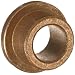 Bunting Bearings ECOF050706 5/16" Bore x 7/16" OD x 3/8" Length 9/16" Flange OD x 1/16" Flange Thickness Powdered Metal SAE 841 ECO Oiled Flange Bearing