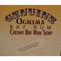 Two Genuine Ogallala Bay Rum CREAMY Bay Rum Bath Soap/Shampoo - 4.5 oz each.