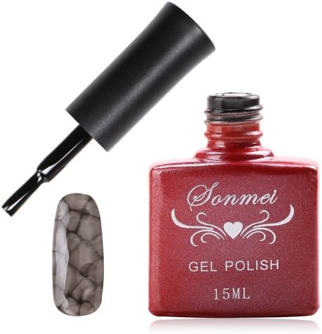 Janmei 1X 15Ml Soak Off Snake Skin Nail Art Tips Polish Led Uv Gel Lamp Diy Q20 Grey