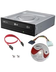 PC Accessory: LG GH24NSB0B 24X Internal SATA M-DISC DVD CD ±R/RW Dual Layer DL Disc Drive Burner Re-Writer+Software+Cable - LG