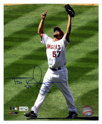 Francisco Rodriguez Los Angeles Angels Autographed 8x10 Photograph