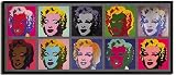 『Ten Marilyns.1967』アンディ・ウォホール　インテリアアート額付の画像