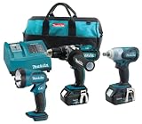 Makita LXT7L 18-Volt LXT Lithium-Ion Cordless 3-Tool Combo Kit