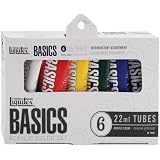 Liquitex Basics Acrylic Paint Tubes – 6 Color…