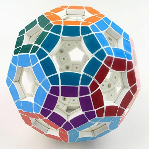 Very Puzzle Tuttminx V4 Magic Cube Hollow Football Puzzle Cube White