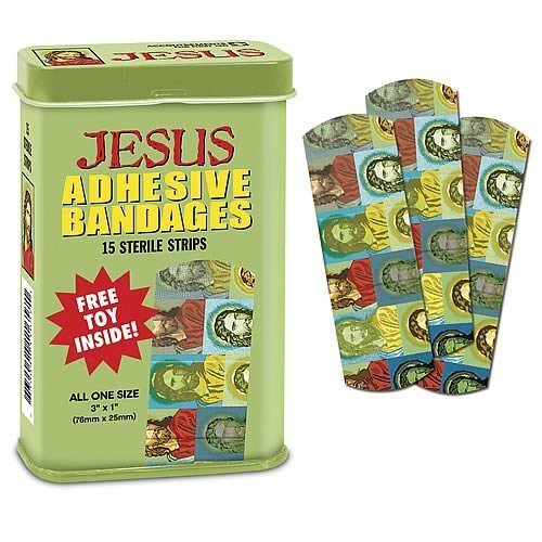 Childrens Toyshop  Toys : Jesus Adhesive bandages With Free Toy Inside