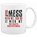 New  If You Mess With Me , You Do It With My Soft Coated Wheaten Terrier  Mug Dog
