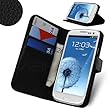 Celicious Black Executive PU Leather Wallet Case for Samsung Galaxy S3 I9300
