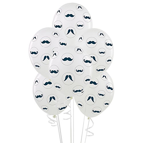Mustache Latex Balloons (6)