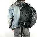 College 30 litre laptop backpack (black)
