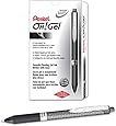Pentel OH! Gel Retractable Gel Pen, Medium Line, Black Ink, Box of 12 (K497-A)