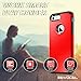 iPhone 7 Case, Evocel [Armure Séries] Hybrid Armor Protector Case [Dual Layer Protection][Raised Lip] For Apple iPhone 7 (4.7in) (2016 Release), Fire Engine Red
