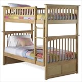 Columbia Bunk Bed in Natural Maple Size: Twin/Full