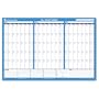 AT-A-GLANCE Recycled 90/120-Day Horizontal Erasable Wall Planner, 36 x 24 Inches, Blue, Undated (PM239-28)