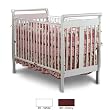 FLAT SLAT SLEIGH CRIB II - White