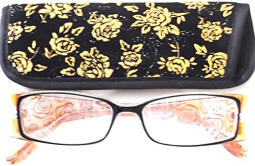 SET Reading Glasses CLEARANCE Lot 2 Pack Fashionable EYEGLASSES + Folding Reading Glasses w Case +1.75