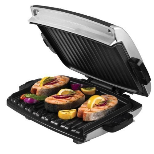 George Foreman GR180VP 80 Square Inch Slide Temperature Grill