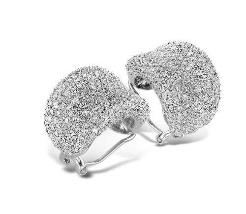 Alvina Damen-Ohrringe Pav&eacute; 925 Sterlingsilber mit Zirkonia EAR-1926 Preisvergleich