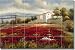 Red Poppy Field - Floral Landscape Ceramic Tile Mural 17