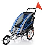 Fahrradanhänger Blau Speedkid1 Qeridoo Kinderfahrradanhänger Kinderanhänger 1 Kind