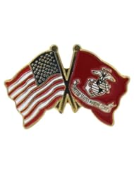 Lawn & Patio: US Flag Store US and Marine Flag Lapel Pin - Online Stores Inc.