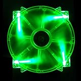 Apevia Case Cooling Fan CF20SL-UGN Green