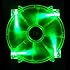 Apevia Case Cooling Fan CF20SL-UGN Green