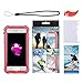 iPhone 7 Plus Waterproof Case, Merit Shield Series Shockproof Dirt-proof Protective cover, Snow-proof Underwater IP68 Waterproof Case for iPhone 7 Plus (Pink)
