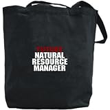 Canvas Tote Bag Black " Future Natural Resource Manager " Occupations