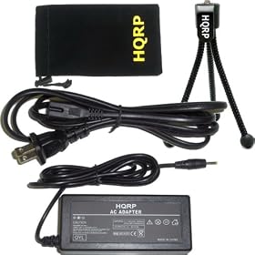 HQRP AC Adapter for Canon ACK-800 ACK800 PowerShot A500 , A510 , A520 , A530 , A540 , A550 , A560 IS Digital Cameras + Mini Tripod & Carrying Bag