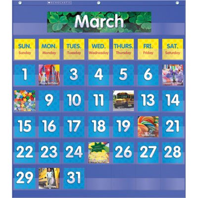 Monthly Calendar Pocket Chart
