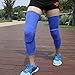 COOLOOdirect 1 Pcs Guard Sleeve Crashproof Antislip Leg Knee Protector Gear Honeycomb Pad,Suitable For Adults Basketball,Football Etc Sports Protection (Black,Size S1)