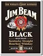 Jim Beam - Black label Tin Sign 12.5"W X 16"H