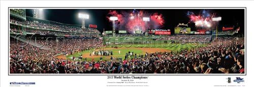 MLB Baseball Boston Red Sox Fenway Park 2013 World Series Game 6 Panoramic Poster #2091
