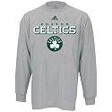 adidas Boston Celtics Ash True Court Long Sleeve T-shirt