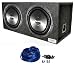 2 SONY XS-GTX120LW 12" SUBWOOFERS+SEALED SUB ENCLOSURE