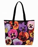 Pansies Tote Handbag Polyester / Canvas strap